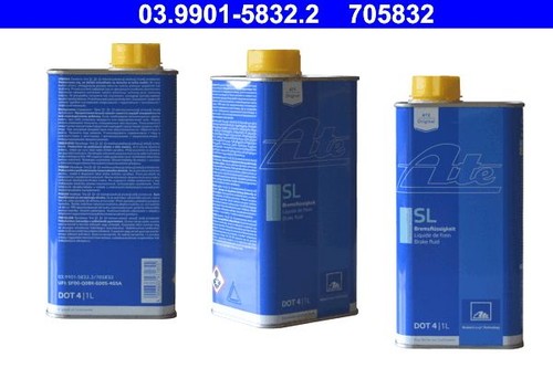 Bremsflüssigkeit ate 039901 - bremsflÜssigkeit,